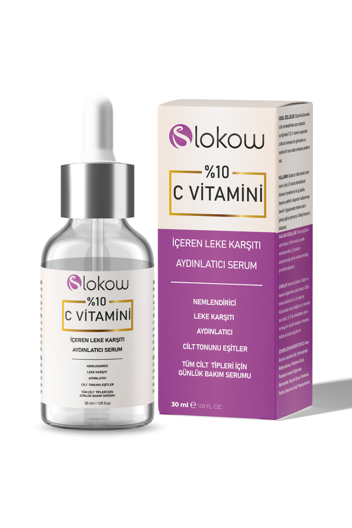 %10 C Vitamini Aydınlatıcı Serum